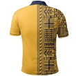 Niue Rugby Polo Shirt Niue Hiapo Patterns No.2 TH4 | Lovenewzealand.co