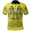 (Custom Personalised) Aotearoa Maori Rugby Polo Shirt New Zealand Mount Taranaki Manaia TH6 | Lovenewzealand.co