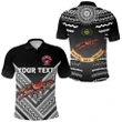 (Custom Personalised) Rewa Rugby Union Fiji Polo Shirt Creative Style - Black NO.1 K8 | Lovenewzealand.co