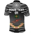 (Custom Personalised) Rewa Rugby Union Fiji Polo Shirt Creative Style - Black, Custom Text And Number K8 | Lovenewzealand.co