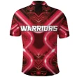 New Zealand Warriors Rugby Polo Shirt Original Style - Red K8 | Lovenewzealand.co