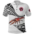 (Custom Personalised) Rewa Rugby Union Fiji Polo Shirt Unique Version - White K8 | Lovenewzealand.co