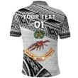 (Custom Personalised) Rewa Rugby Union Fiji Polo Shirt Special Version - White, Custom Text And Number K8 | Lovenewzealand.co