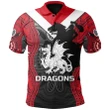 (Custom Personalised) Australia Rugby Polo Shirt Dragons TH6 | Lovenewzealand.co