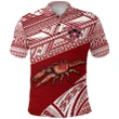 (Custom Personalised) Rewa Rugby Union Fiji Polo Shirt Special Version - Red, Custom Text And Number K8 | Lovenewzealand.co