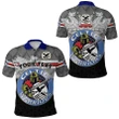 (Custom Personalised) Welsh Rugby Union - Celtic Warriors Polo Shirt Original Style - Gray K8 | Lovenewzealand.co