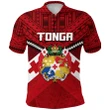 Tonga Rugby Polo Shirt Polynesian Tattoo Seashore K36 | Lovenewzealand.co