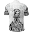 Fiji Tavua Rugby Tapa Polo Shirt Polynesian - White K36 | Lovenewzealand.co