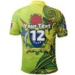 (Custom Personalised) Cook Islands Rugby Polo Shirt Turtle Style TH12 | Lovenewzealand.co
