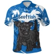 Scotland Rugby Polo Shirt Cute Scottish Terrier K13 | Lovenewzealand.co
