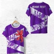 (Custom Personalised) Scotland Rugby T Shirt Purple Thistle Of Scottish K13 | Lovenewzealand.co