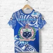 (Custom Personalised) Manu Samoa Rugby T Shirt Unique Vibes Coat Of Arms - White K8 | Lovenewzealand.co