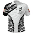 (Custom Personalised) Fiji Rugby Polo Shirt Fresh - Custom Text and Number K13 | Lovenewzealand.co
