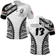 (Custom Personalised) Fiji Rugby Polo Shirt Fresh - Custom Text and Number K13 | Lovenewzealand.co