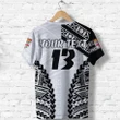 (Custom Personalised) Fiji Rugby T Shirt Fresh - Custom Text and Number K13 | Lovenewzealand.co