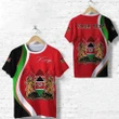 (Custom Personalised) Kenya Rugby T Shirt Fresh Lifestyle - Red K13 | Lovenewzealand.co