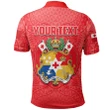 (Custom Personalised)Tonga Rugby Polo Shirt Polynesian With Coat Of Arms Style TH4 | Lovenewzealand.co