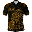 Aotearoa Super Rugby Polo Shirt Maori Kiwi Golden K13 | Lovenewzealand.co