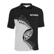 Aotearoa Rugby Fern Black Polo T Shirt K47 | Lovenewzealand.co