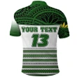 (Custom Personalised) Cook Islands Rugby Polo Shirt Impressive Version - Custom Text and Number K13 | Lovenewzealand.co