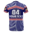(Custom Personalised)American Samoa Rugby Polynesian Patterns T-Shirt TH4 | Lovenewzealand.co