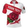 (Custom Personalised) England Rugby Polo Shirt Sporty Style K8 | Lovenewzealand.co
