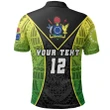 (Custom Personalised) Cook Islands Rugby Polo Shirt Style Gown TH12 | Lovenewzealand.co