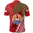 Tahiti Rugby Polo Shirt Coconut Leaves Coconut K13 | Lovenewzealand.co