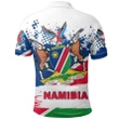 Rugbylife Namibia Polo Shirt Special Flag Style TH4 | Lovenewzealand.co