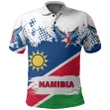 Rugbylife Namibia Polo Shirt Special Flag Style TH4 | Lovenewzealand.co