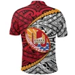 Tahiti Polynesian Rugby Polo Shirt K4 | Lovenewzealand.co