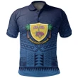 (Custom Text and Number) Niue Rugby Polo Shirt Blue TH4 | Lovenewzealand.co