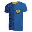 (Custom Personalised)Niue Rugby T Shirt Niue Hiapo Patterns No.1 TH4 | Lovenewzealand.co