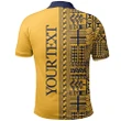 (Custom Personalised)Niue Rugby Polo Shirt Niue Hiapo Patterns No.2 TH4 | Lovenewzealand.co
