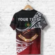 (Custom Personalised) Rewa Rugby Union Fiji T Shirt Unique Version - Red K8 | Lovenewzealand.co