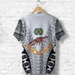 (Custom Personalised) Rewa Rugby Union Fiji T Shirt Tapa Vibes - White K8 | Lovenewzealand.co
