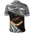 (Custom Personalised) Rewa Rugby Union Fiji Polo Shirt Special Version - Black, Custom Text And Number K8 | Lovenewzealand.co