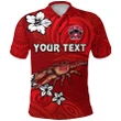 (Custom Personalised) Rewa Rugby Union Fiji Polo Shirt Unique Vibes - Full Red K8 | Lovenewzealand.co
