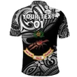 (Custom Personalised) Rewa Rugby Union Fiji Polo Shirt Unique Vibes - Black, Custom Text And Number K8 | Lovenewzealand.co