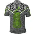 New Zealand Maori Rugby Polo Shirt Pride Version - Gray K8 | Lovenewzealand.co