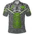 New Zealand Maori Rugby Polo Shirt Pride Version - Gray K8 | Lovenewzealand.co