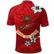 Rewa Rugby Union Fiji Polo Shirt Unique Vibes - Full Red K8 | Lovenewzealand.co