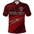 (Custom Personalised) Rewa Rugby Union Fiji Polo Shirt Special Version - Red NO.1 K8 | Lovenewzealand.co