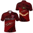 (Custom Personalised) Rewa Rugby Union Fiji Polo Shirt Special Version - Red NO.1 K8 | Lovenewzealand.co