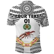 (Custom Personalised) Rewa Rugby Union Fiji Polo Shirt Creative Style - White, Custom Text And Number K8 | Lovenewzealand.co