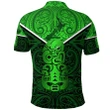 New Zealand Maori Rugby Polo Shirt Pride Version - Green K8 | Lovenewzealand.co