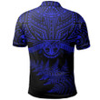 New Zealand Rugby Polo Shirt Warriors Forever - Silver Fern, Blue TH6 | Lovenewzealand.co