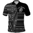(Custom Personalised) Polynesian Rugby Polo Shirt With Love Style Gray - Custom Text and Number K13 | Lovenewzealand.co