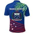 (Custom Personalised) Samoa Polo Shirt Coconut Leaves Rugby Style K13 | Lovenewzealand.co