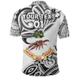 (Custom Personalised) Rewa Rugby Union Fiji Polo Shirt Unique Vibes - White, Custom Text And Number K8 | Lovenewzealand.co